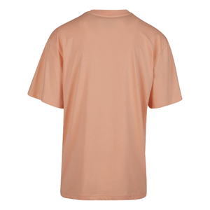เสื้อยืดผู้ชายสีพีชผ้าฝ้ายคอโอ แขนสั้น ทรงปกติ สไตล์ลำลอง ผ้าเจอร์ซีย์ถัก - Product Image 6