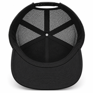 Gorra Trucker Negra Unisex con Malla Trasera, Visera Curva, Panel Frontal Estructurado y Cierre Ajustable para Uso Casual - Product Image 6