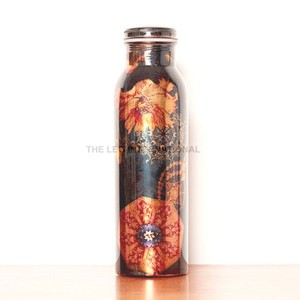 Bouteilles d'eau en cuivre les plus vendues, prix raisonnable, bouteilles d'eau en cuivre pur peintes, vente directe d'usine - Product Image 5