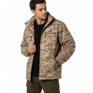 Low MOQ Custom Desert Digital Camo Tactical Windbreaker <b>Jacket</b> <b>Men</b> Softshell Outdoor <b>Utility</b> Coat OEM Streetwear <b>Men's</b> <b>Jackets</b> - Product Image 4