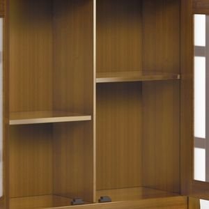 Meuble de rangement bas Bedford en bois brun doré clair pour salon - Product Image 4