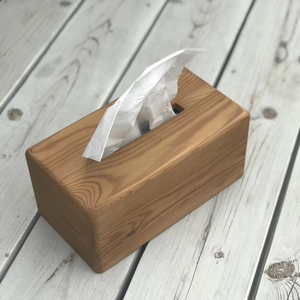 Caja de pañuelos de madera rectangular, dispensador de pañuelos faciales, por blossom craft india - Product Image 1