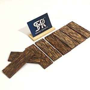 Plaquettes de manche de couteau en bois de palmier noir de qualité supérieure, ébauches en bois dur exotique pour la fabrication de couteaux personnalisés, poignées artisanales et projets de bricolage - Product Image 1