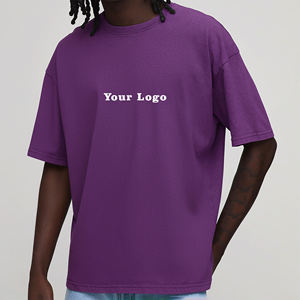 T-shirt homme de haute qualité, logo imprimé en sérigraphie personnalisé, 100% coton, poids lourd 210g, écologique, t-shirt homme avec logo personnalisé - Product Image 1