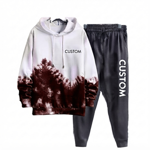 Chándal Marrón para Hombre al por Mayor, Ropa Deportiva con Logotipo Personalizado, Fabricante de Tie Dye Personalizado, Sudadera de Forro Polar Cálida para Invierno, Prendas de Moda - Product Image 1