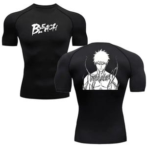 Custom <b>Anime</b> Printed Rash Guard Men Women Short Sleeve Compression <b>Shirt</b> UPF50 Quick Dry Surfing Gym Training Wear - Product Image 6
