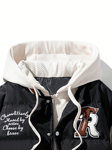 Winter Fashion Canvas <b>Puffer</b> <b>Jacket</b> Men High Quality Bubble Shiny Padded Reversible Waterproof Streetwear Customizable <b>Cheap</b> - Product Image 5