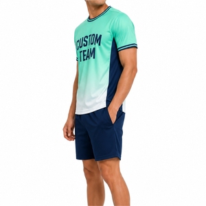 Conjunto Deportivo para Hombre, Color Personalizado, Elegante, Transpirable, Cómodo, Degradado Premium, Moderno, Conjunto de Jersey para Fitness, Ropa Deportiva de Moda - Product Image 3