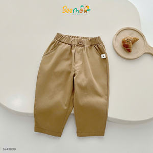 Conjuntos de Ropa para Niños al por Mayor, Tela de Algodón Suave, Ropa para el Hogar y Conjuntos Informales para Niños Pequeños, Camisas Polo a Cuadros y Pantalones - Product Image 4