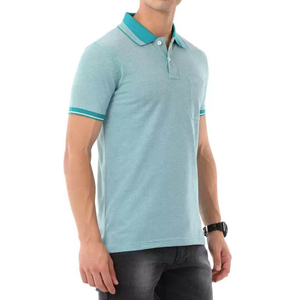 เสื้อโปโลชาย แห้งเร็ว 100% ผ้าฝ้าย ระบายอากาศดี ทอแบบถัก พิมพ์ลาย น้ำหนักเบา แขนสั้น - Product Image 2