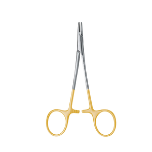 Porte-aiguille Halsey Perma Sharp 13 cm, instrument chirurgical dentaire en acier inoxydable, outil de suture de précision, kit professionnel - Product Image 1