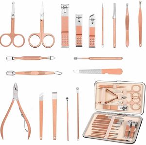 Manicure Set <b>Nail</b> Clipper Set Men Women 12 in 1 <b>Nail</b> Care <b>Kit</b> with Portable Case Travel Manicure Pedicure Tools Grooming <b>Kit</b> - Product Image 3