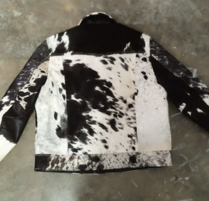 Custom Western <b>Hair</b>-On-Hide Motorcycle Leather Jacket <b>for</b> <b>Women</b> Windproof Biker Coat ODM Supplier - Product Image 2