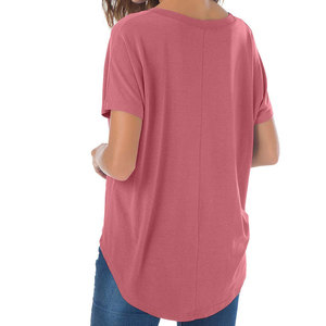 เสื้อยืดแขนสั้นผู้หญิง FLY FIT INTERNATIONAL ทรงเข้ารูป สีพื้น คุณภาพสูง แห้งเร็ว ผลิตจากผ้าสแปนเด็กซ์/ไนลอน - Product Image 2