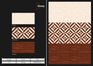 Azulejos de Porcelana Brillante de Alta Calidad de 300x600 mm Diseñados para Espacios Interiores Elegantes que Combinan un Atractivo Estético con una Gran Durabilidad - Product Image 2