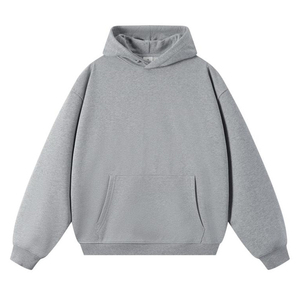 เสื้อฮู้ดผู้ชายสีฟ้าอ่อน ทรงปกติ ผ้าฝ้ายเฟรนช์เทอร์รี่ สวมใส่สบาย มีกระเป๋า เหมาะสำหรับใส่ในฤดูใบไม้ร่วง - Product Image 6