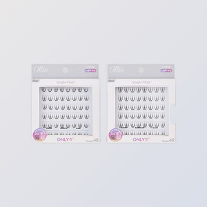 faux <b>mink</b> <b>eyelash</b> <b>extension</b> Olrio No-Glue Individual <b>Eyelashes</b> Single Pack PLUS Clear Short 2 Types (Choose 1) false <b>eyelashes</b> - Product Image 2