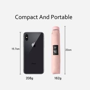 Paraguas Super Mini Pongee con Control Manual, Color Personalizado, Revestimiento UV Negro, Diseño Moderno para Venta en el Mercado - Product Image 3