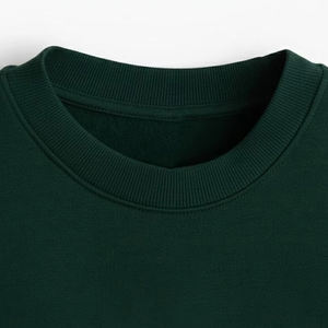 Sudadera de cuello redondo extragrande para mujer, 100% algodón lavado, ecológica, para otoño/invierno, personalizable al por mayor, precio bajo - Product Image 4