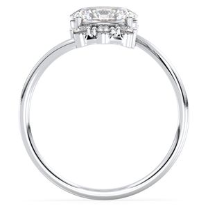 REYES – bague de fiançailles en argent Sterling 925, coupe ovale, 1.2 carats, Moissanite, pour femmes, cadeau d'anniversaire parfait, bijoux, nouvel arrivage - Product Image 6