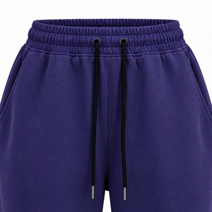 Pantalon de jogging en molleton pour femme, coupe ample et oversize, jambe large, taille à cordon de serrage, en mélange de coton doux, décontracté et confortable - Product Image 2