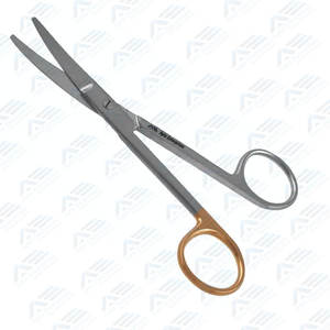 กรรไกรแพทย์แบบตรง Mayo สำหรับการผ่าตัด ผลิตจากเหล็กและโลหะที่ทนทาน มีสี - Product Image 2