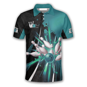 เสื้อโปโลโบว์ลิ่ง เสื้อทีมแบบสั่งทำพิเศษ เสื้อผ้าระบายอากาศดี แขนสั้น ชุดกีฬา สำหรับการแข่งขันลีก ระดับมืออาชีพ - Product Image 1