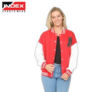 Chaqueta Varsity Letterman para Mujer al por Mayor, Estilo Urbano, Chaqueta Bomber Personalizada, Moda de Invierno para Ropa - Product Image 2
