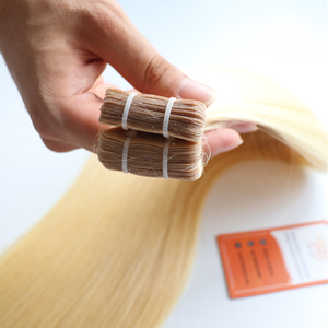 Venta al por mayor 100% de cinta Remy en extensiones de cabello humano completo de espesor a fondo cinta Real en cabello vietnamita crudo - Product Image 4