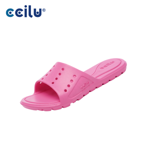 2024 nuevas zapatillas promocionales ecológicas informales veganas antideslizantes para el hogar Eva con agujeros Ig14 - Product Image 1