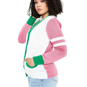 Pulls très demandés de haute qualité à col en V pour les sororités, les fraternités, les écoles, les collèges, les universités, pulls longs unisexes - Product Image 2