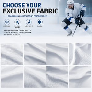 Maillot de hockey sur glace personnalisé, réversible, respirant, brodé, en twill vintage, pour adulte, unisexe, double face, sublimé - Product Image 6