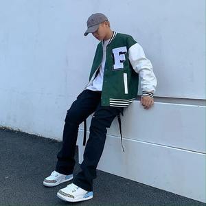 แจ็คเก็ตเบสบอลแบบกำหนดเองคุณภาพดีที่สุดสำหรับผู้ใหญ่และเยาวชน ไซส์พลัส แจ็คเก็ตวาร์ซิตี้ผ้าฟลีซสีตามสั่ง แห้งเร็ว - Product Image 4