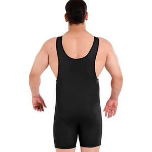 Vêtements de sport en gros, combinaison de lutte unisexe sur mesure en spandex 4XL, séchage rapide, taille adulte pour hommes - Product Image 4