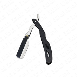 Premium Wooden Leaf Straight Razor Stainless Steel Foldable <b>Barber</b> Shaving Tool Custom Logo OEM Private Label for Men - Product Image 5