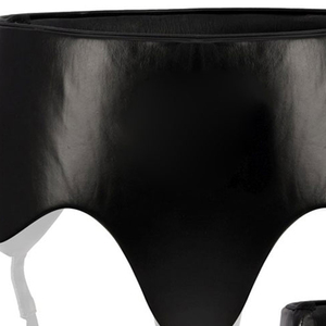 Best Selling Custom Colors Groin Guards Cowhide Leather High Quality Sports Safety For Boxing Style Groin Guards For Sale - Product Image 3