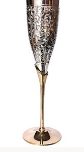 Vintage Premium Quality 12oz Hammered Copper <b>Wine</b> Glass Unique Style <b>Goblet</b> Chalice for Beer & Drinkware Use - Product Image 2