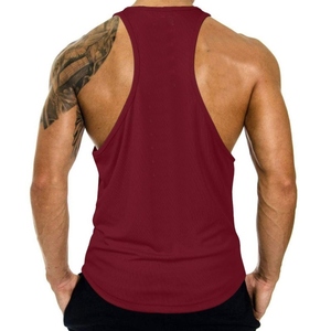 Camiseta Deportiva de Verano para Hombre, de Alta Calidad, sin Mangas, para Gimnasio, de Algodón y Poliéster, de Secado Rápido, Personalizable - Product Image 3