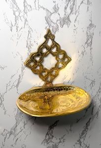 Support à savon en métal multi-usages avec plateau anti-goutte amovible pour salle de bain, douche, évier de cuisine et buanderie - Product Image 2