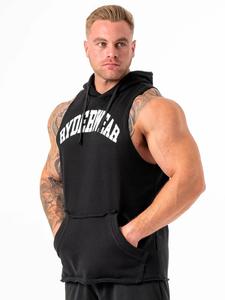 Sweat-shirts noirs de haute qualité, 450 g/m², en molleton épais, unisexe, couleur unie, sweat-shirt à capuche en coton épais et chaud pour l'hiver - Product Image 2