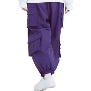 Pantalons de ski chauffants imperméables sur mesure pour hommes, grandes tailles |   Pantalon de neige respirant 10K avec poignets renforcés et fermetures éclair ventilées - Product Image 4