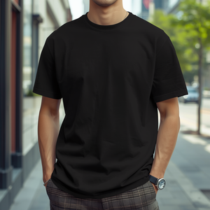 เสื้อยืดคอตตอนเปล่า 350 GSM หนัก ทรงโอเวอร์ไซส์ สำหรับงานพิมพ์ พร้อมบริการ OEM ODM ปรับแต่งได้ - Product Image 3