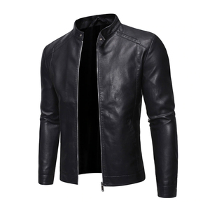 Veste en cuir pour homme de qualité supérieure, cuir véritable, vêtements d'extérieur avec logo personnalisé, service OEM, taille OEM, étiquette privée - Product Image 1