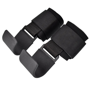 Sangles de maintien réglables antidérapantes pour la musculation, crochets de levage de poids avec support de poignet pour accessoires de fitness unisexe, Power Hook - Product Image 2