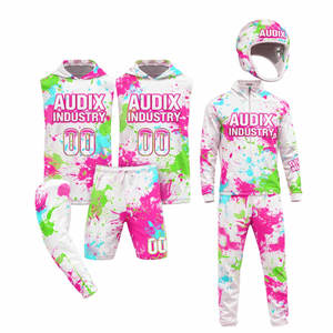 Ensemble d'uniformes de tournoi 7v7 personnalisés avec logo frontal, sublimation intégrale, vêtements de sport de qualité supérieure en gros - Product Image 3