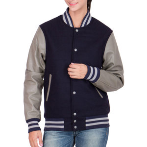 แจ็คเก็ตเลตเตอร์แมนผู้หญิงทรงเข้ารูปคุณภาพสูง ซับในผ้าฝ้าย ตัดเย็บตามสั่ง ระบายอากาศได้ดี เหมาะสำหรับฤดูหนาว สินค้ามาใหม่ ขายส่ง - Product Image 1