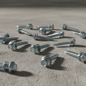 Tornillos Autoperforantes con Cabeza Hexagonal, Acero al Carbono Zincado, Clase 4.8 y 6.8, Rosca Gruesa en Pulgadas PDC - Product Image 1