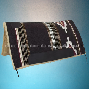 Rose foncé En Laine Occidentale Tapis De Selle - Product Image 4