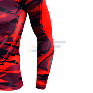 Rashguard à manches longues de haute qualité et écologique pour hommes - Protection UV, séchage rapide, anti-frottement - Tissu polyester/nylon pour le sport - Product Image 5