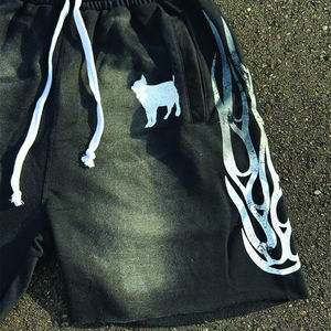 Conjuntos de 2 piezas de verano 2025 para hombre, personalizados, de algodón 100%, estilo boxy, con camiseta y pantalones cortos estampados - Product Image 5